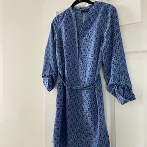 The Limited Blue Dress with Belt